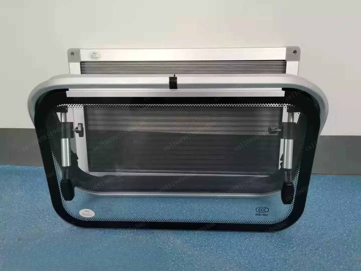 RV Side Ventilation Window Acrylic Material with Privacy Curtain Bug Net Can Be Fixed Opening Angle Large