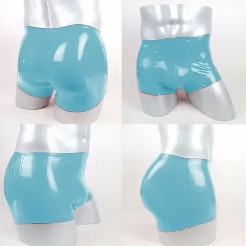 

Latexanzug Catsuit Anzug Rubber Ganzanzug Fashion Purple shorts Zentai Kostüm