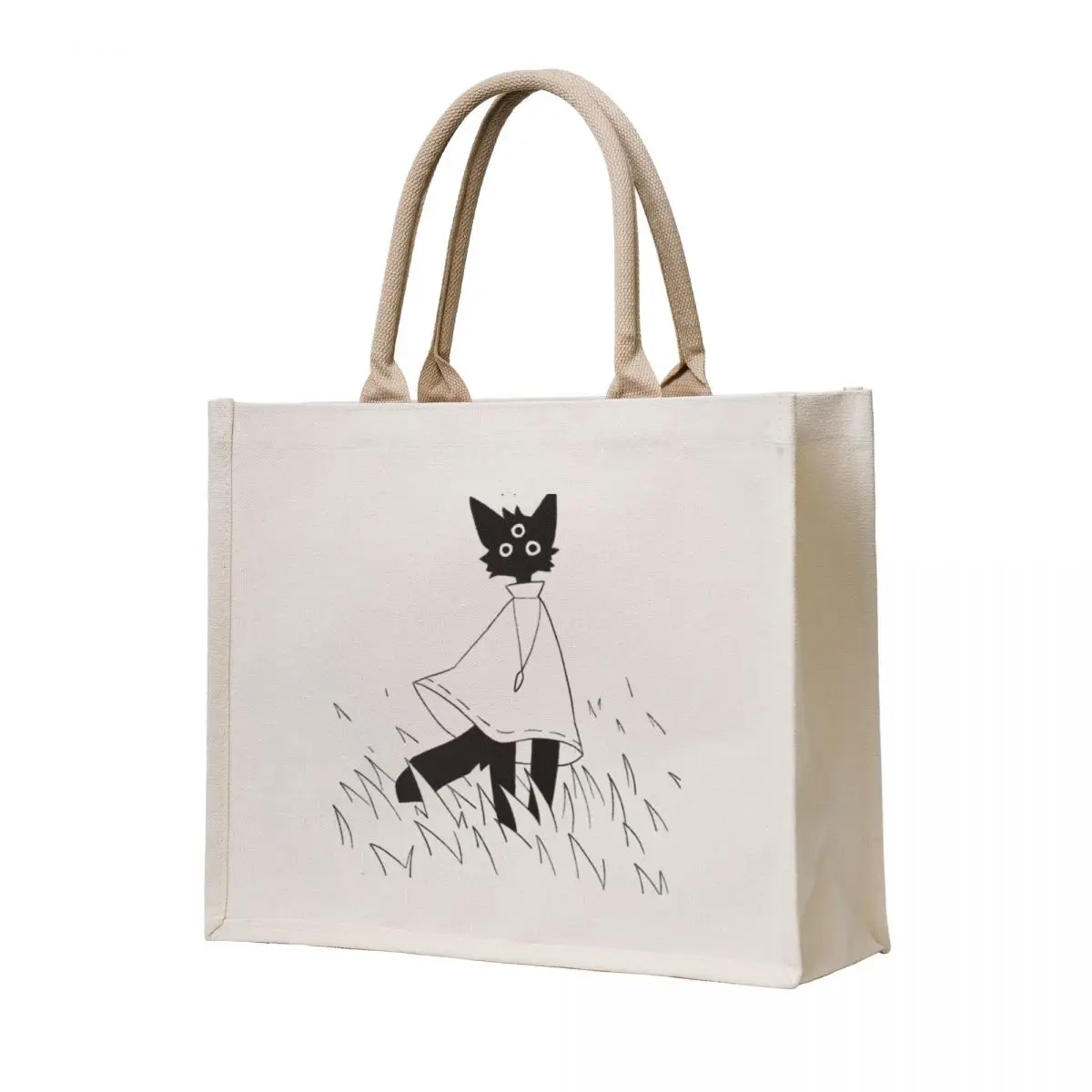 

slkāt vibing in a field, uncolored Tote Bag shopping bag logo Cloth bags hand bags Women's handbag