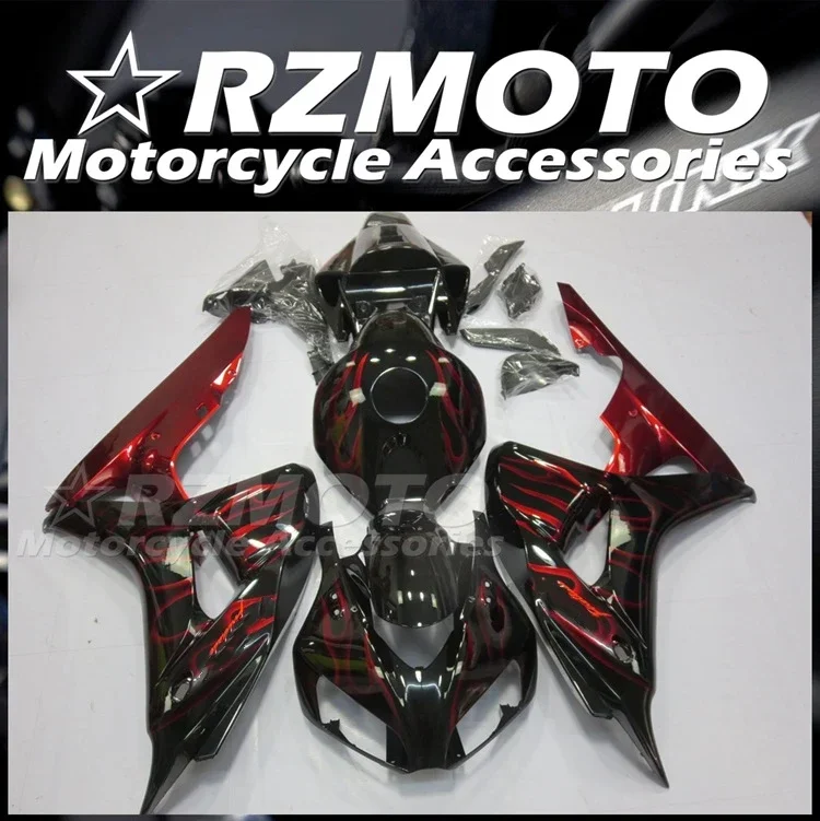 4Gifts New ABS Whole Motorcycle Fairings Kit Fit for HONDA CBR1000RR 2006 2007 06 07 Bodywork Set Red Flame