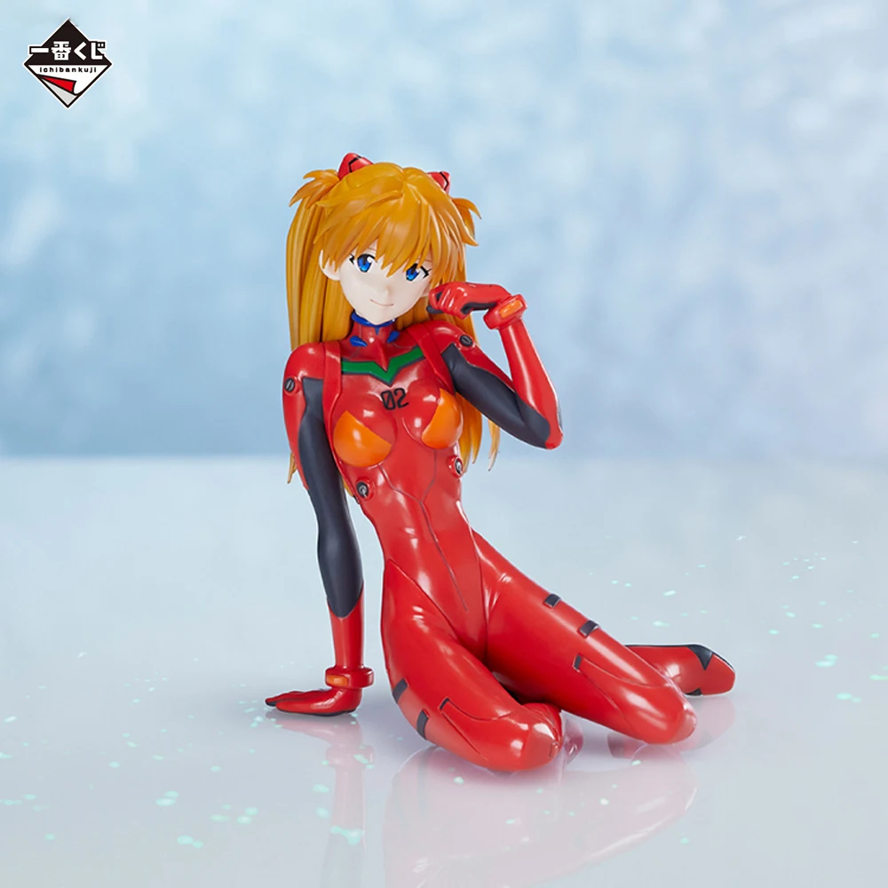 In Stock Original BANDAI Eva Evangelion Ayanami Rei Asuka Action Figure Anime Collectible Model Dolls Toy Ornament Festival Gift