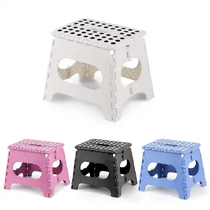 Color Durable Portable Foldable Baby Step Stool Non Slip for Kid Adult Fishing Camping Home Toilet Chair Bathroom Outdoor Party