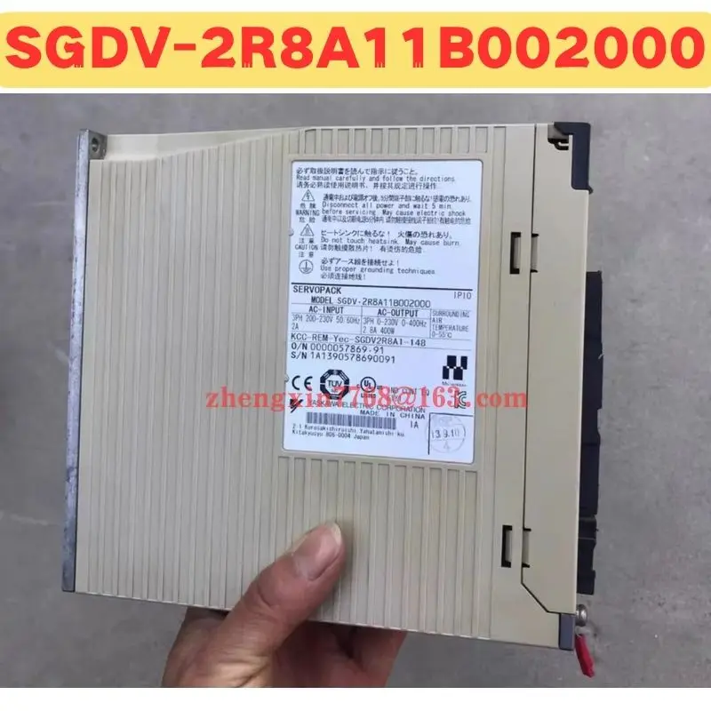 

Used Servo Drive SGDV-2R8A11B002000 SGDV 2R8A11B002000 Normal Function Tested OK
