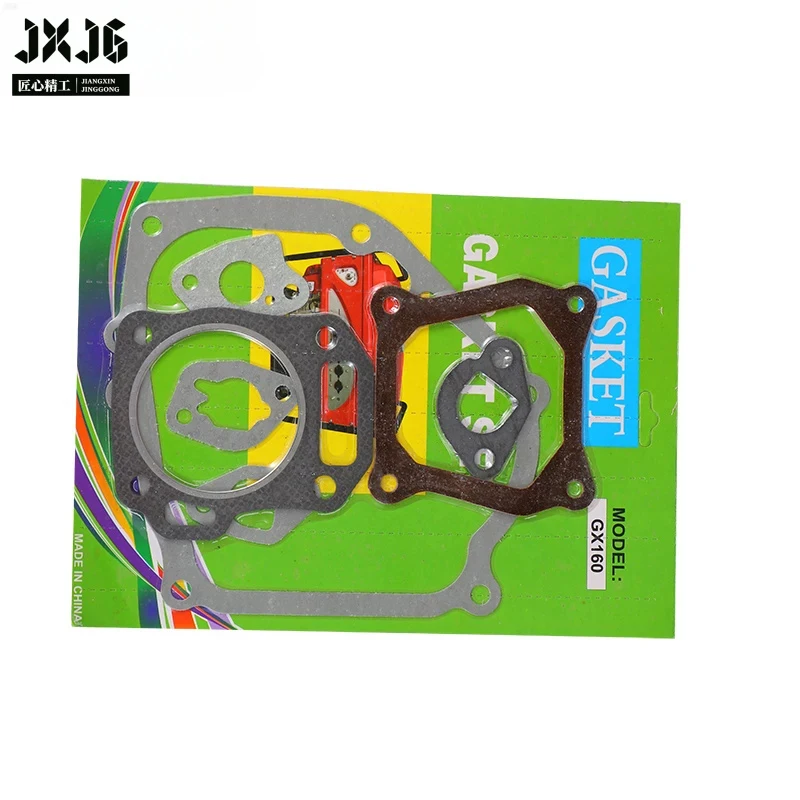 XMSJ For 168F 170F 188F 190 GX160 GX390  Engine Generator Full Set Gaskets & Complete Vehicle Gaskets Replacement Parts