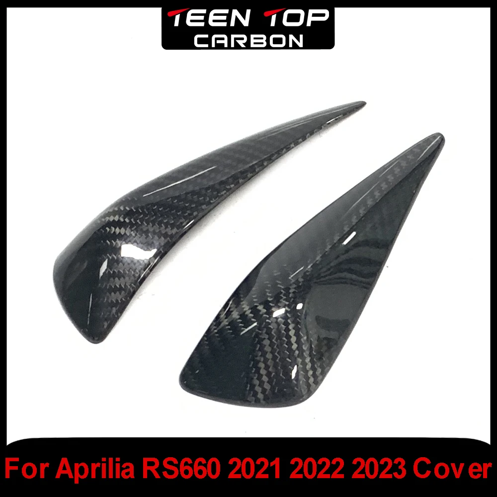 

For Aprilia RS660 Fuel Tank Cover Protector Real Carbon Fiber RS 660 2021 2022 2023 Motorcycle Tank Sliders Protectors Carbon