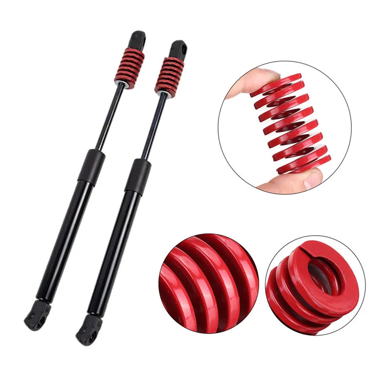 2pcs Die Springs for Rear Trunk Tailgate Strut Support Lift Bars Tool for Tesla Model 3 2017 2018 2019 2020 Red Car Accessories