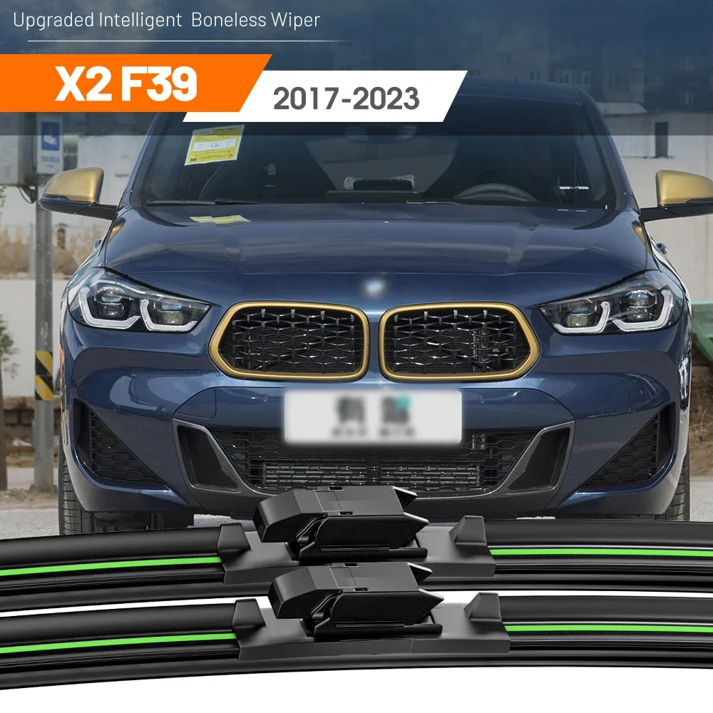 

2pcs For BMW X2 F39 2017-2023 Front Windshield Wiper Blades 2018 2019 2020 2021 2022 Windscreen Window Accessories
