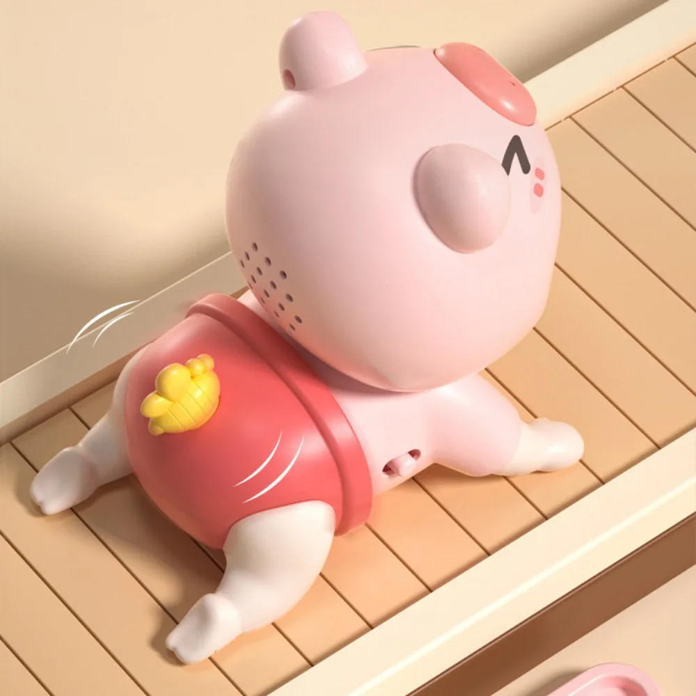 Divertente rosa blu strisciante apprendimento 26 canzoni apprendimento sicuro per arrampicarsi giocattolo interessante forma di cartone animato strisciante allenamento giocattolo di formazione