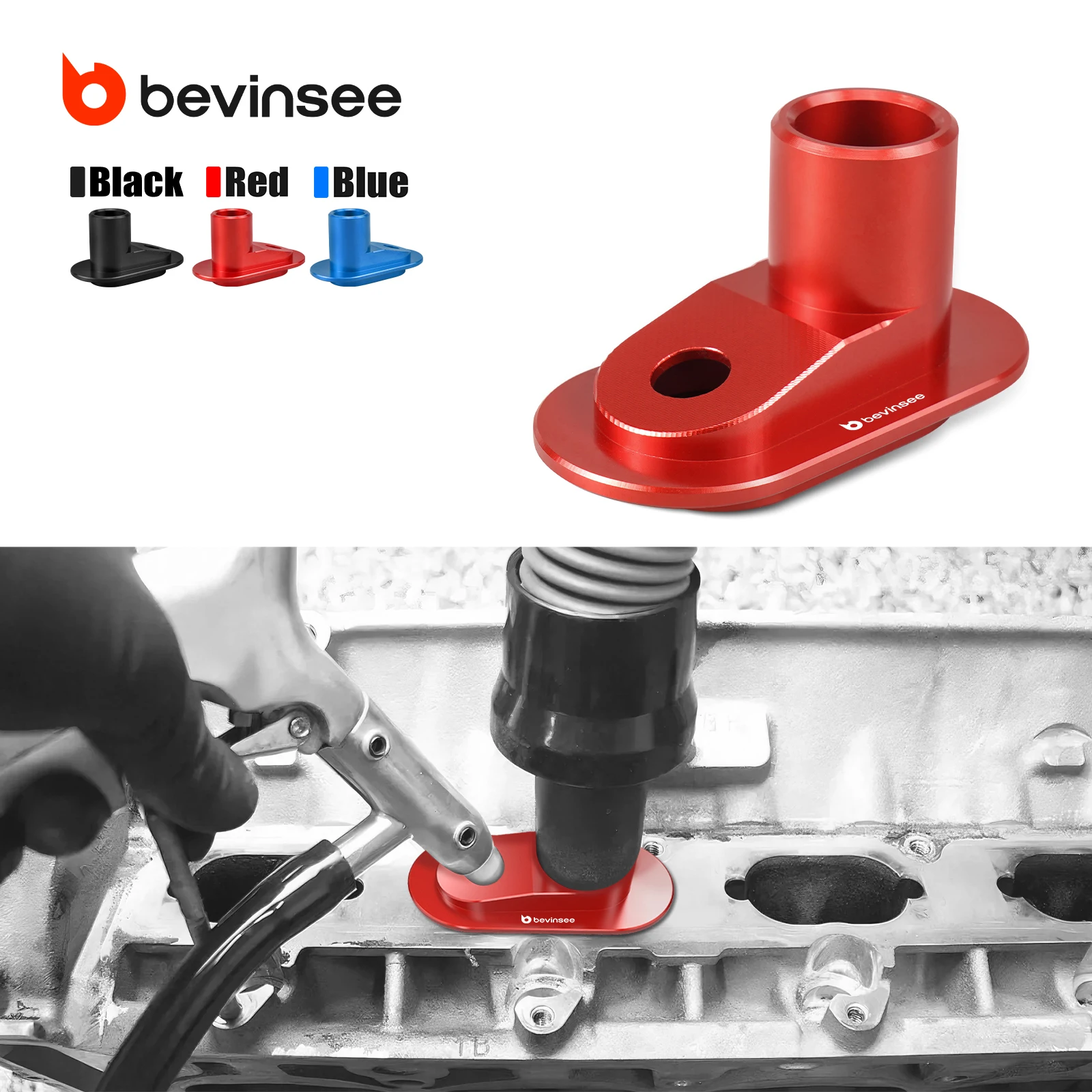 Aluminum Car Carbon Cleaning Walnut Blaster Adapter for Volkswagen for Audi S4 B8/S5/A6 C7/Q7 3.0TFSI Engine Intake Valve