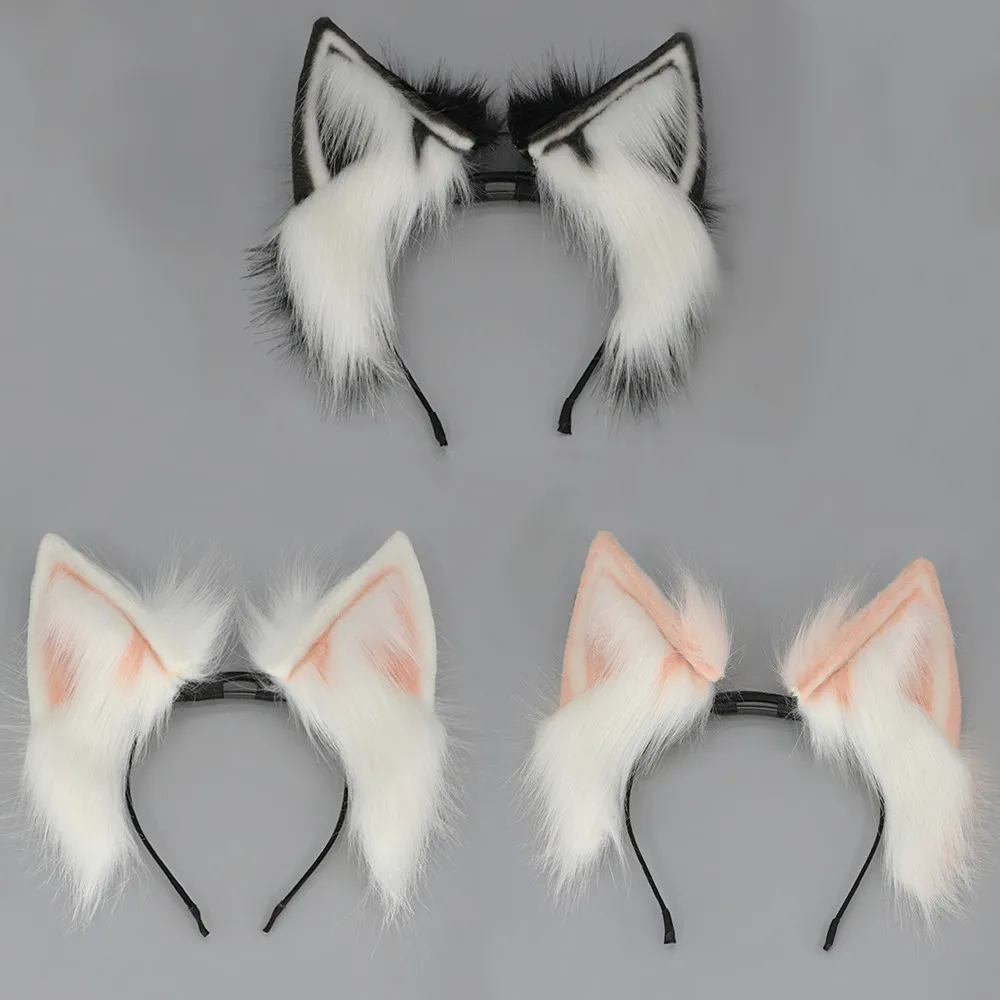 Rechargable Electric Moving Cat Ear Swinging Headband Cosplay Accessories Carnival Halloween Club Pub Masquerade Party Headwear