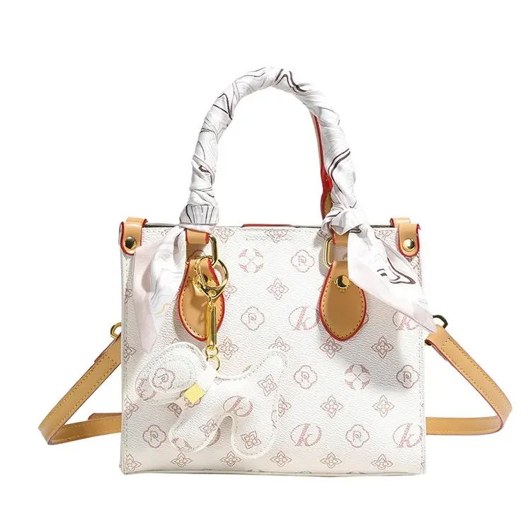 

Женская модная сумка с монограммой - роскошная универсальная пригородная сумка через плечо с верхней ручкой на каждый день