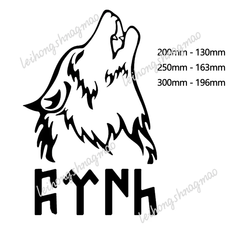 

Whl#Funny Howl Wolf Türkiye Car Sticker Car Motorcycle Notebook Host Exterior Decoration Vinyl Decal Waterproof