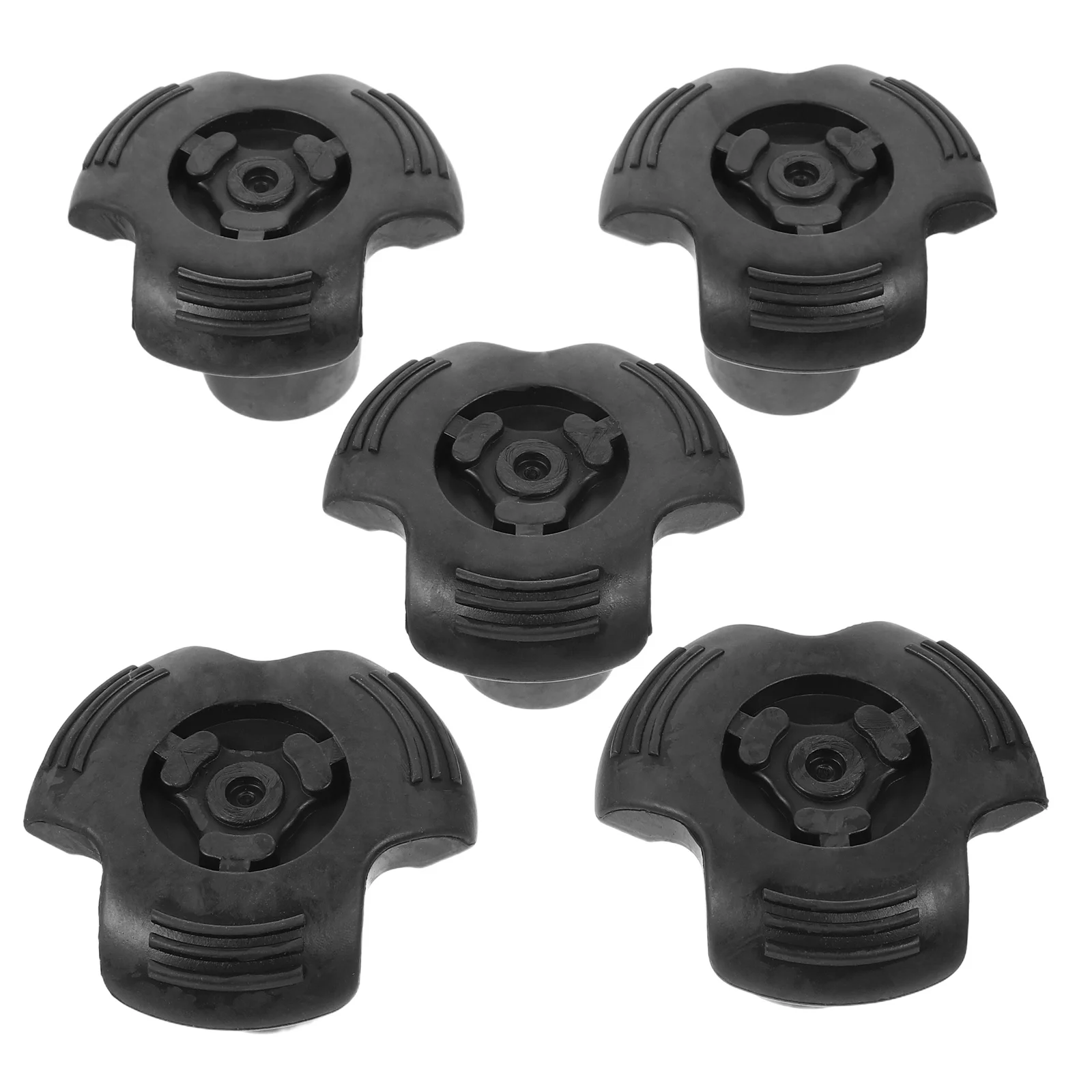 

5Pcs Hiking Pole Rubber Tips Replacement Walking Stick Feet Caps Outdoor Trekking Pole Protectors Stable Grip Non-Slip