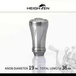 HEIGHTEN Reel Handle Knob 19mm for Shimano Stradic Twinpower Daiwa Luvias Spinning Reel and Baitcasting Reel