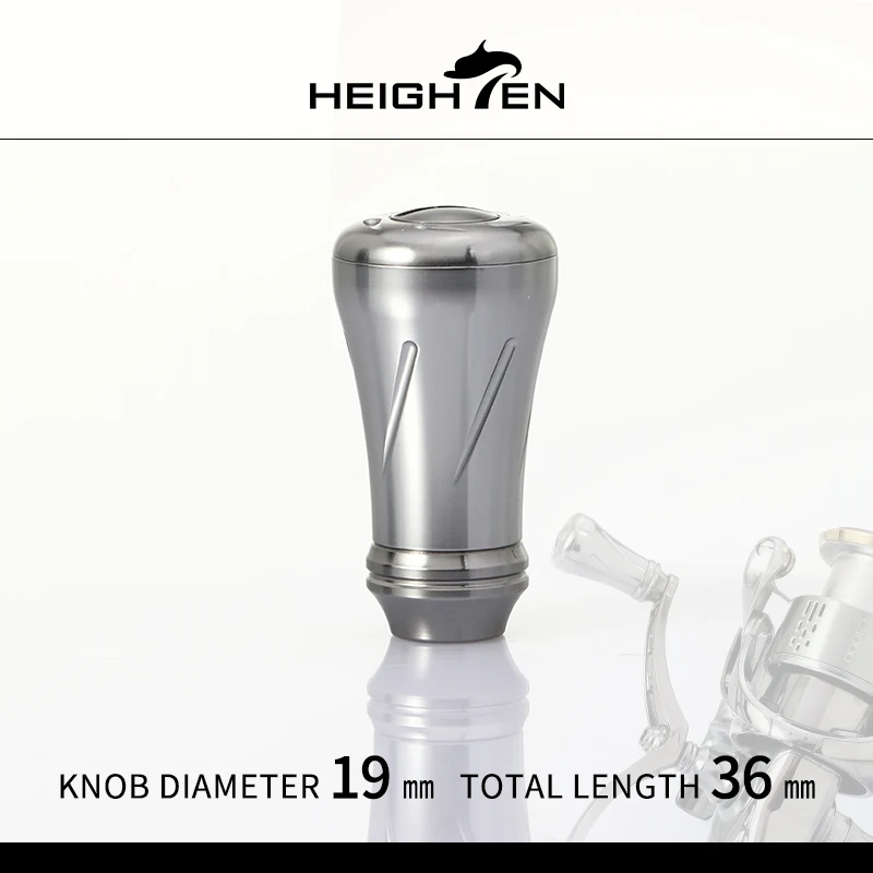 HEIGHTEN Reel Handle Knob 19mm for Shimano Stradic Twinpower Daiwa Luvias Spinning Reel and Baitcasting Reel