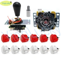 SANWA-KIT de Arcade Original, de 30mm con botones OBSF Sanwa, JOYSTICK Sanwa JLF-TP-8YT, cabeza de bola ovalada