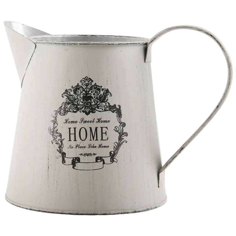 

A71Z антикварный французский стиль кантри деревенский примитивный кувшин ваза кувшин ваза для цветов для украшения свадебной вечеринки