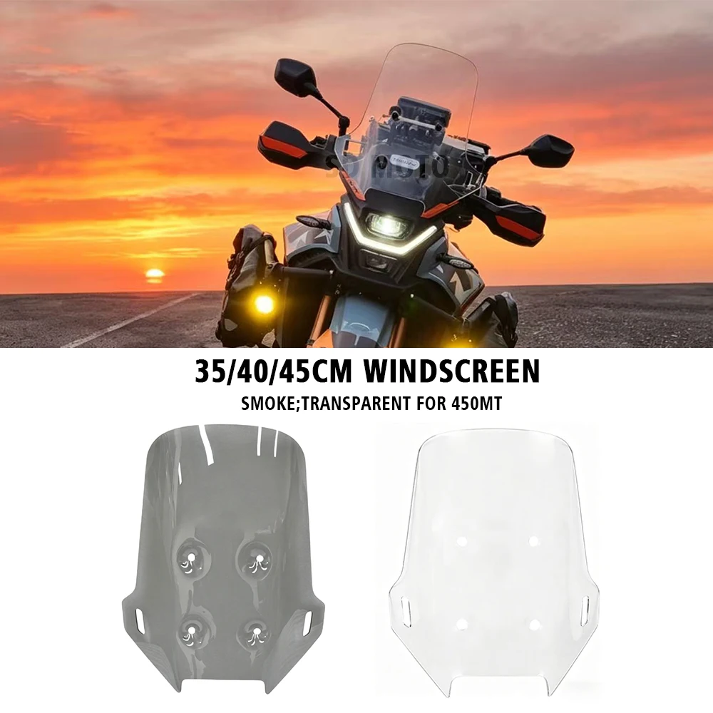 

For CFMOTO 450MT MT450 CF MT 450 2024 2025 2026 Windscreen Front Windscreen Windshield Raised Windshield 450mt Accessories