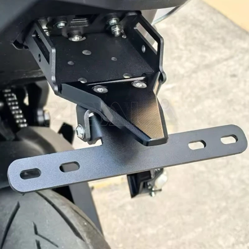 

Accessories 2026 For CFMOTO CF 675SR-R 675NK 675SR 2024-2027 675 SRR Rear License Plate Holder Bracket Motorcycle Short Tail