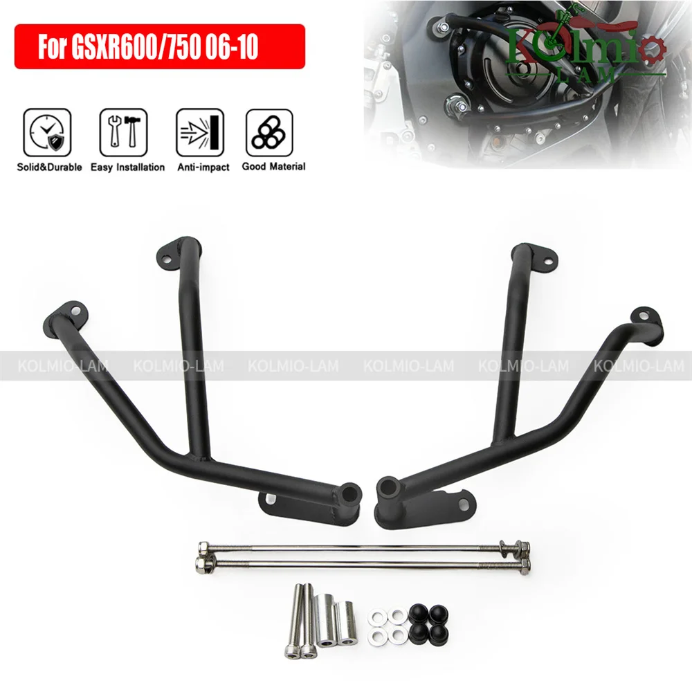 

Fit For 2006 - 2010 Suzuki GSXR600 GSX-R750 Motorcycle Engine Guard Crash Bar Bumper Frame Protector GSXR750 GSXR 600 750 K6 07