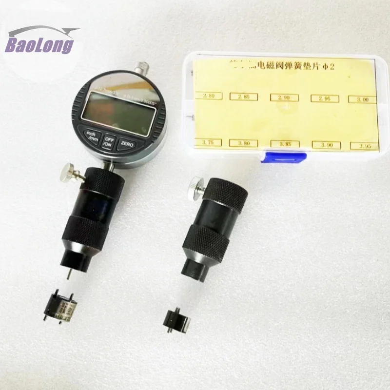 Diesel Common Rail Injector Armature Lift Travel Stroke Measuring Seat Solenoid Valve Spring Shims Washer 2.8-3.95mm