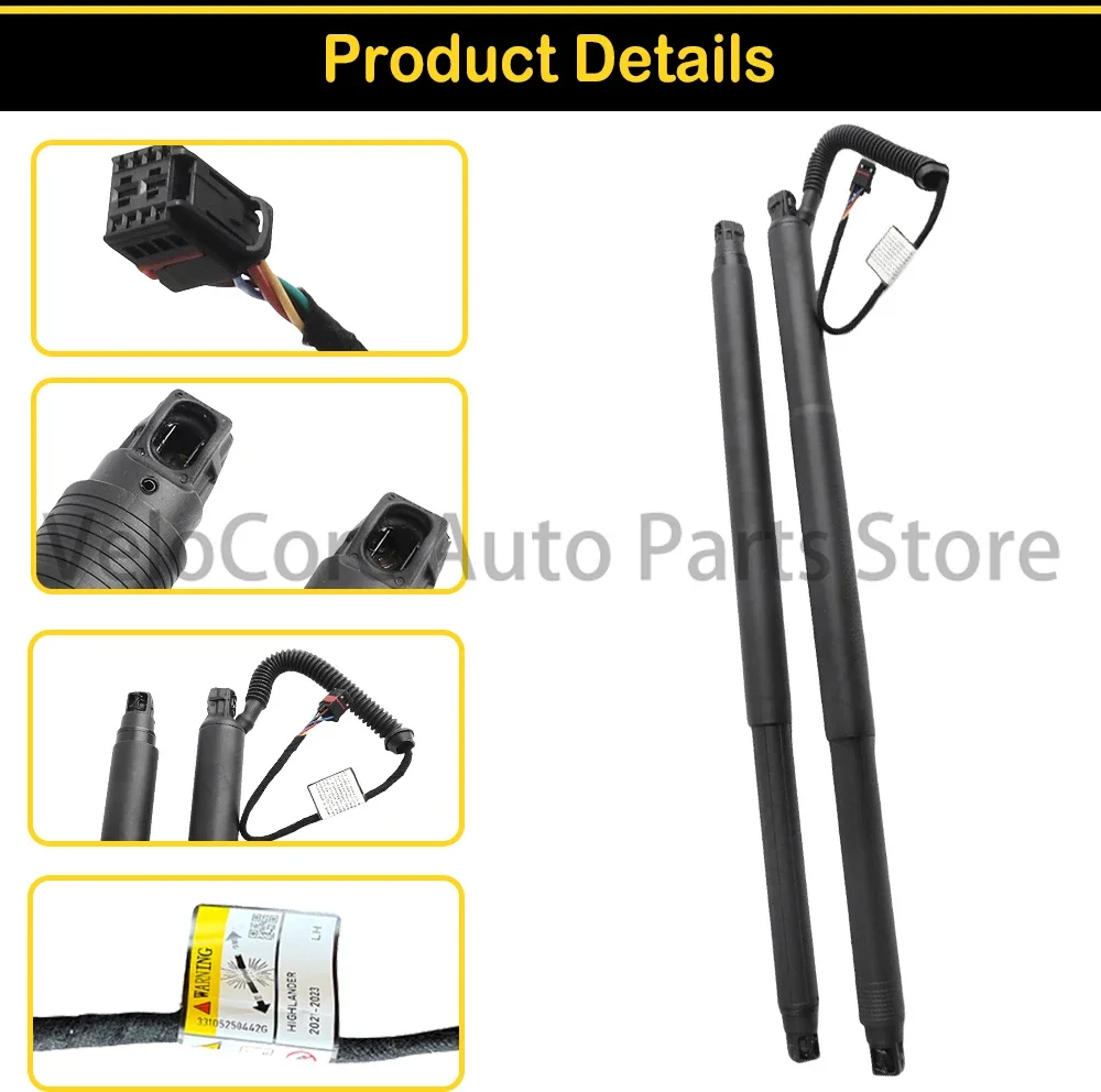 Rear Trunk Power Lift Strut For 21-23 VW Tiguan Precision Fit 5NA827552A 5NA827851 Quiet & Durable