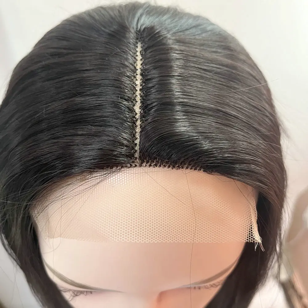 Adorable Protein Fiber Mixed Synthetic Hair 4*4 T Part Lace Wig,30\