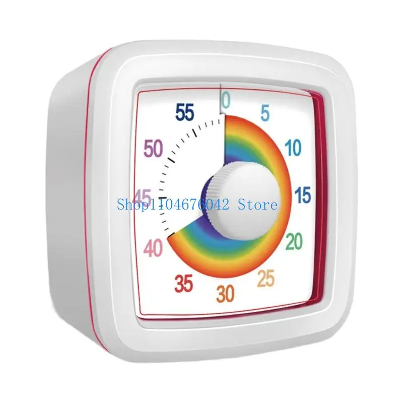 652F Kids Educational Timer With Rainbow Disk Countdown Timer Develop Concentration Skills And Time Management