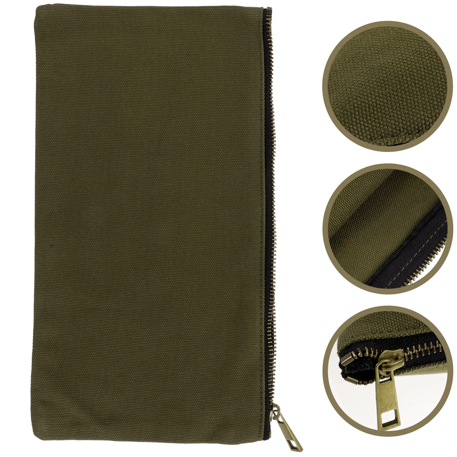 

Tool Storage Canvas Tool Bag Small Zipper Pouch for Tools Electrical Aluminum Heavy Duty Waxed Canvas Utility Bag Screw