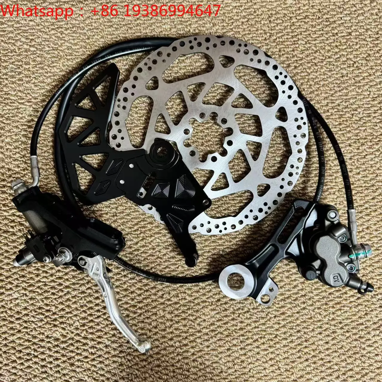 For Ultra Bee Brakes for Talaria X3 MX4 Rear Brake Kit for Surron Light Bee LBX With Pre Bled Back Caliper E Dirt Bike