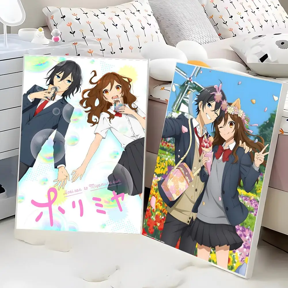 Horimiya Hori-san To Miyamura-kun Wholesome Romance Shonen Manga Painting Calligraphy Poster Eco-Friendly Decor Frameless Canvas