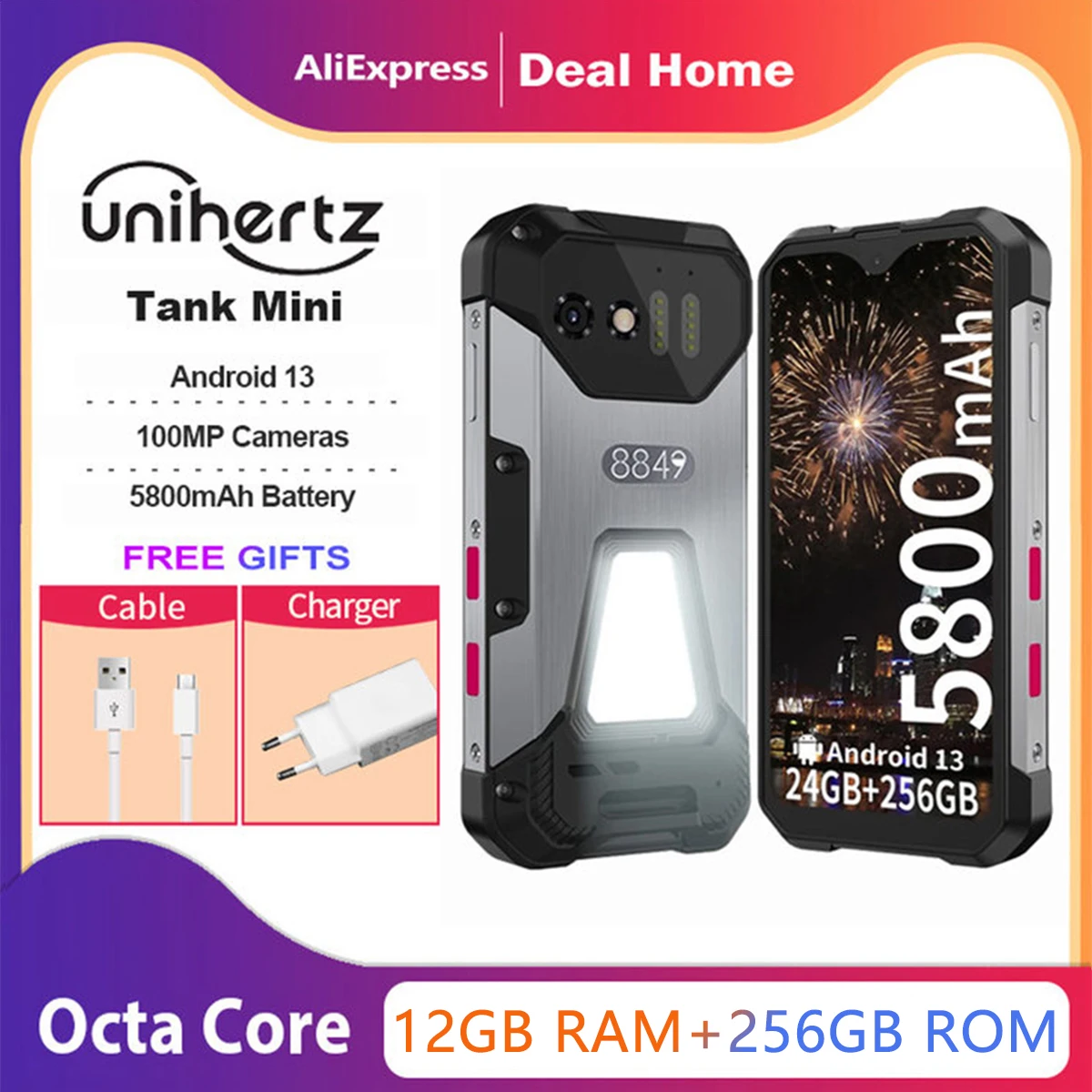 Unihertz 8849 Tank Mini Rugged 12GB+256GB – Czy to idealny telefon dla użytkowników z wysokimi wymaganiami? Sprawdź opinie i testy
