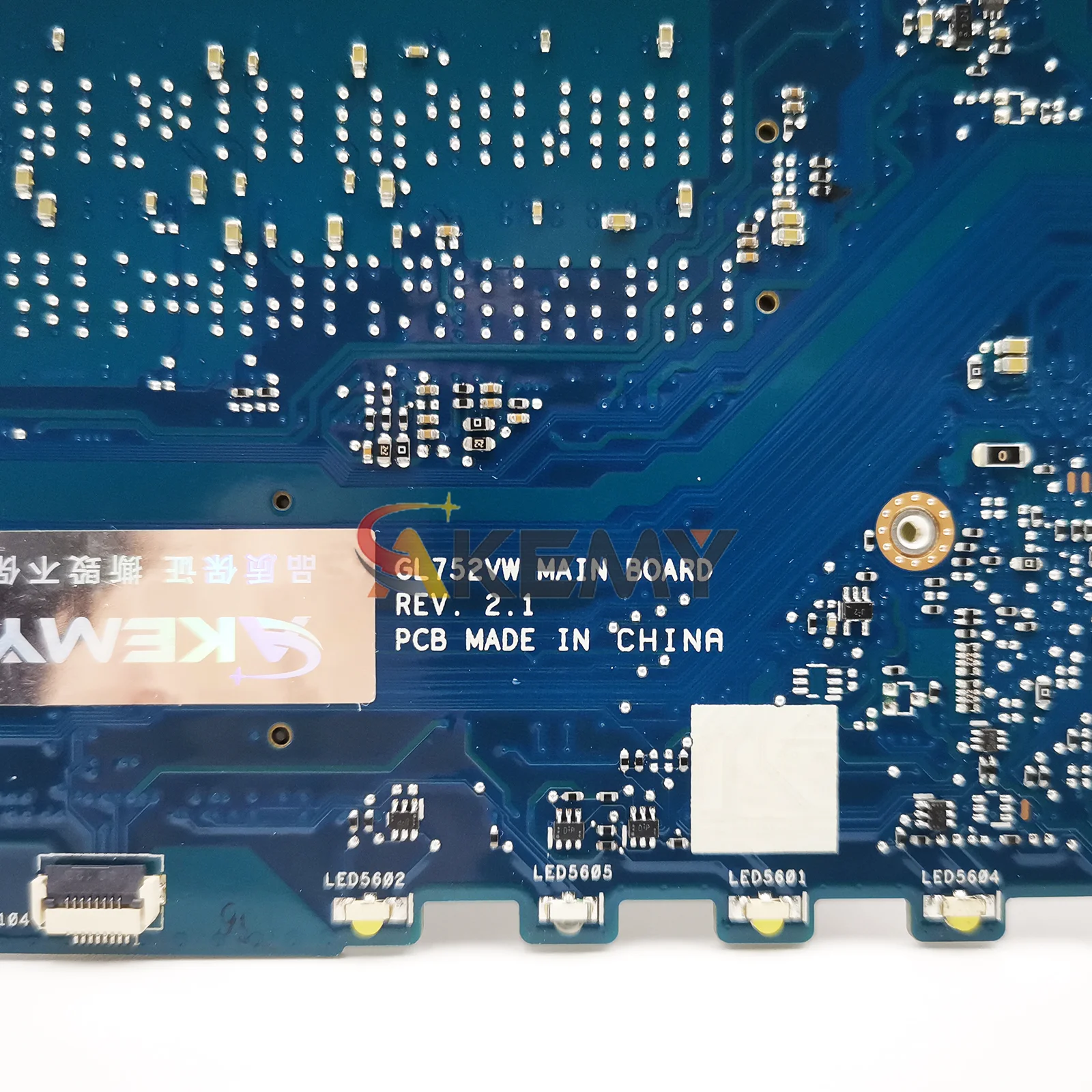 GL752VWノートパソコンマザーボード ASUS ROG Strix GL752VW GL752V ZX70VW GL752VLノートブックメインボード I5 I7 CPU搭載 100%テスト済み OK stk