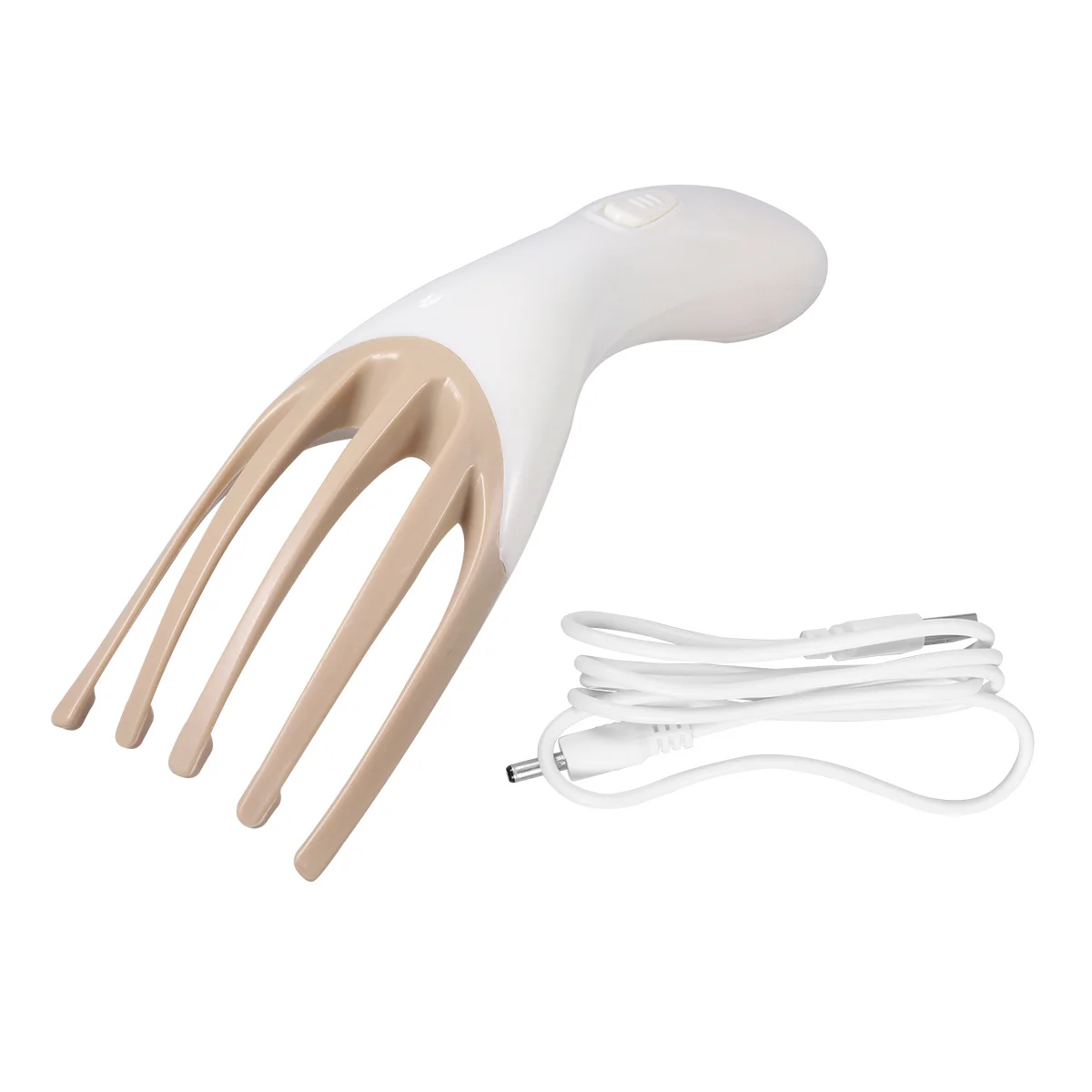 

Five Claw Head Massager Electric Scalp Massager Multi-function Massage Instrument Without (White)