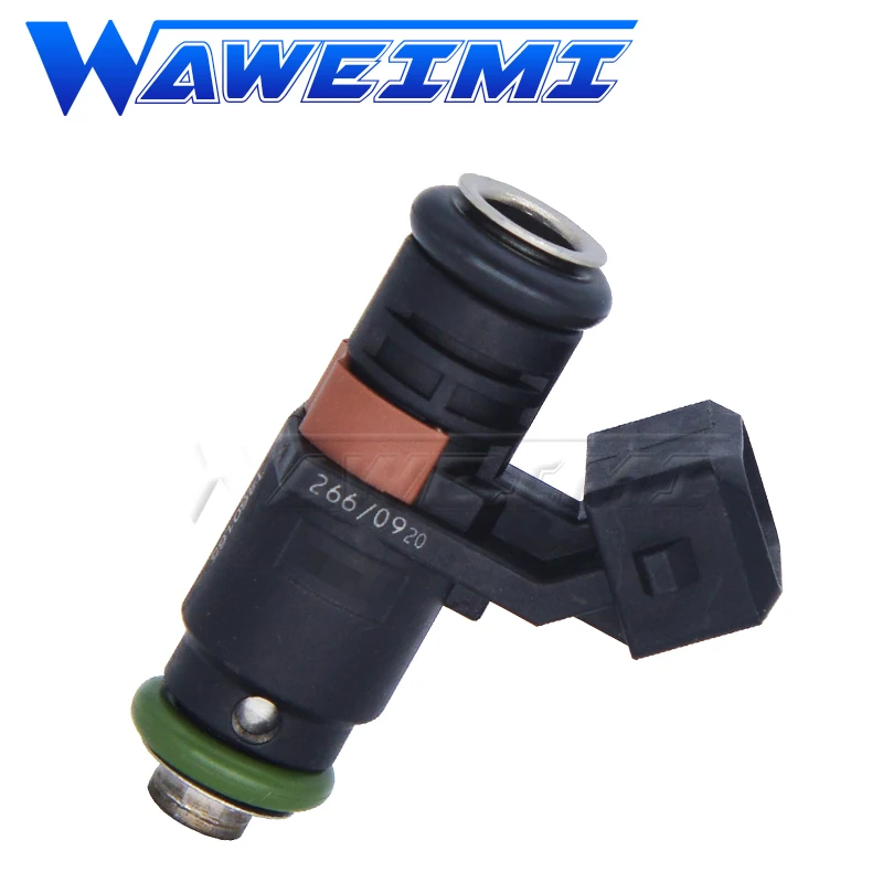 WAWEIMI OEM 6S5G9F593AA Fuel Injector 4 PCS Set High Quality Precision for Ford Fiesta 1.3L i4 1998-2002 Ka 1.3L i4 1998-2002