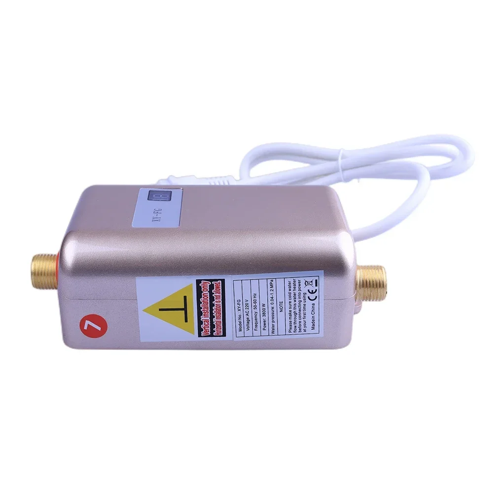 ez Instantaneous Tankless Instant Hot Water Heater Kitchen Bathroom Shower Flow Water Boiler 110V/220V Electric Water Heater