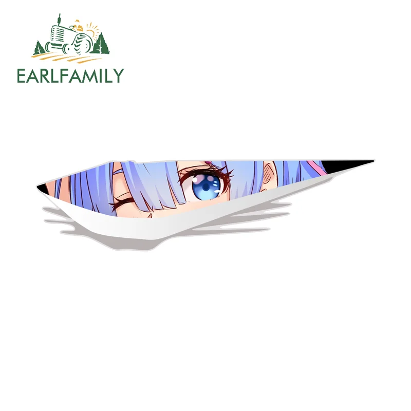 EARLFAMILY Ram Cool Peeker Stickers DIY Custom Printing Windshield Computer Case Decals DIY Waterproof All Types Of Vehicles
