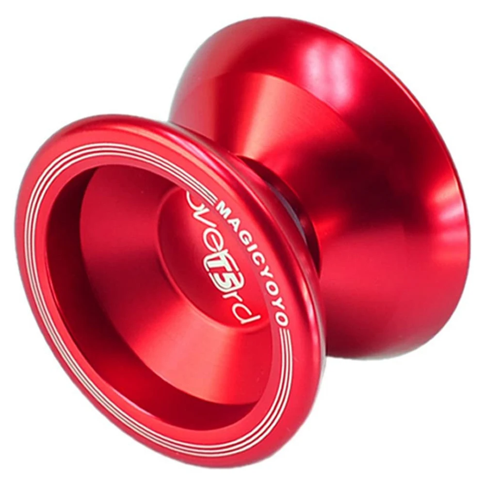 MAGICYOYO Unresponsive Yoyo T5 Overlord Aluminum Professional Yo-Yos Yoyo Balls with 5 Strings Gloves with Yoyo Bag