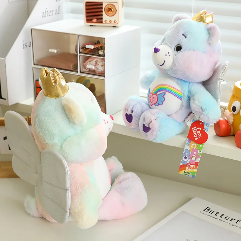 33cm Care Bears With Wing Plush Toys Cartoon Animals Angel Bear Stuffed Soft Dolls Toys Girl Boys Gift Homedecor Pillow