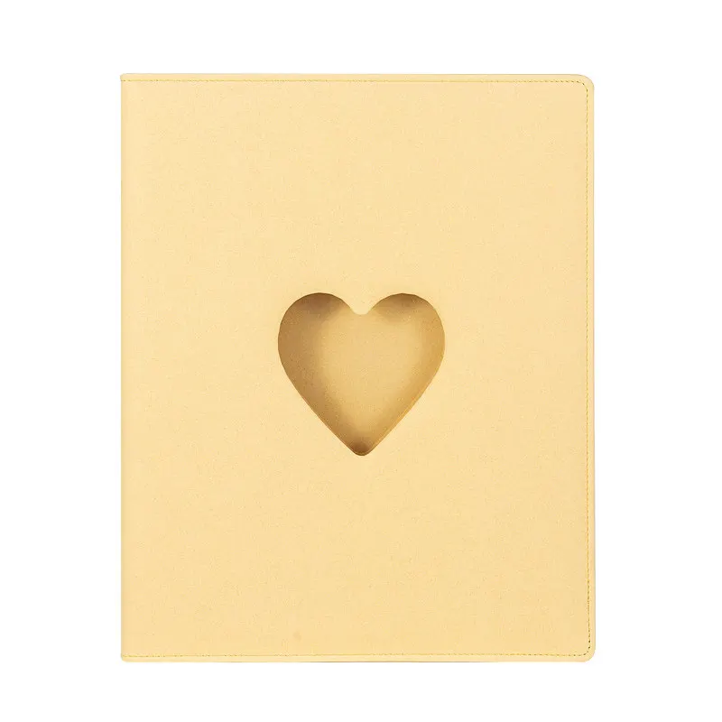 A4 Hollow-Out Card Album Binder for K-pop Idol Photocards, Postcards & 3Inch Polaroid Photos Storage Trading Cards Collection
