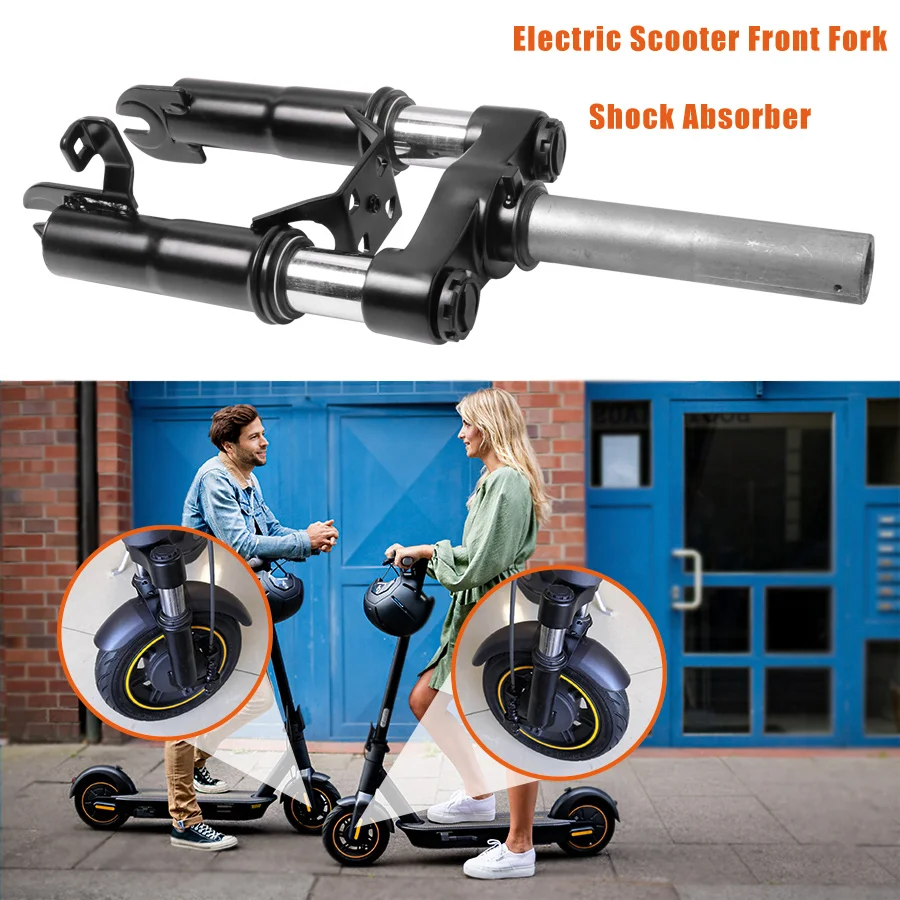 Scooter  Front Tube Shock Absorption For Ninebot Max G30 Front Suspension Modified Kit Electric Scooter With Foot Support Parts