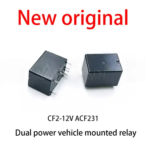 5Pcs/Lot New original CF2-12V ACF231 Dual power vehicle mounted relay