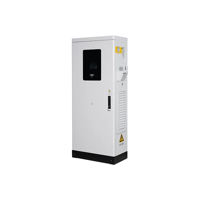 Single Electric Vehicle Charging Pile with Floor-Mounted Plug Metal Sheet Fabrication High Visibility Charging Stations