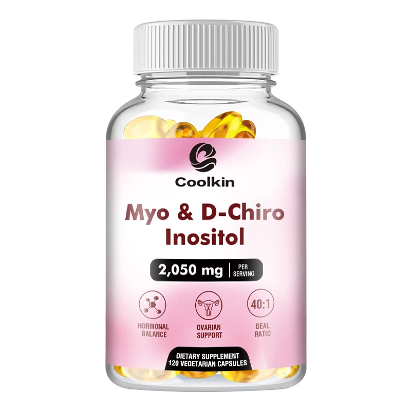 Myo & D-Chiro Inositol Supplement 2050mg - Regulate Menstrual Cycle Fertility Supplements for Women, Hormonal Balance