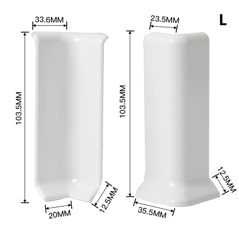 Baseboard Corner Blocks For 10cm Height Baseboard Wall Base Corner TrimBaseboard Corner Blocks Trim 3 Inside