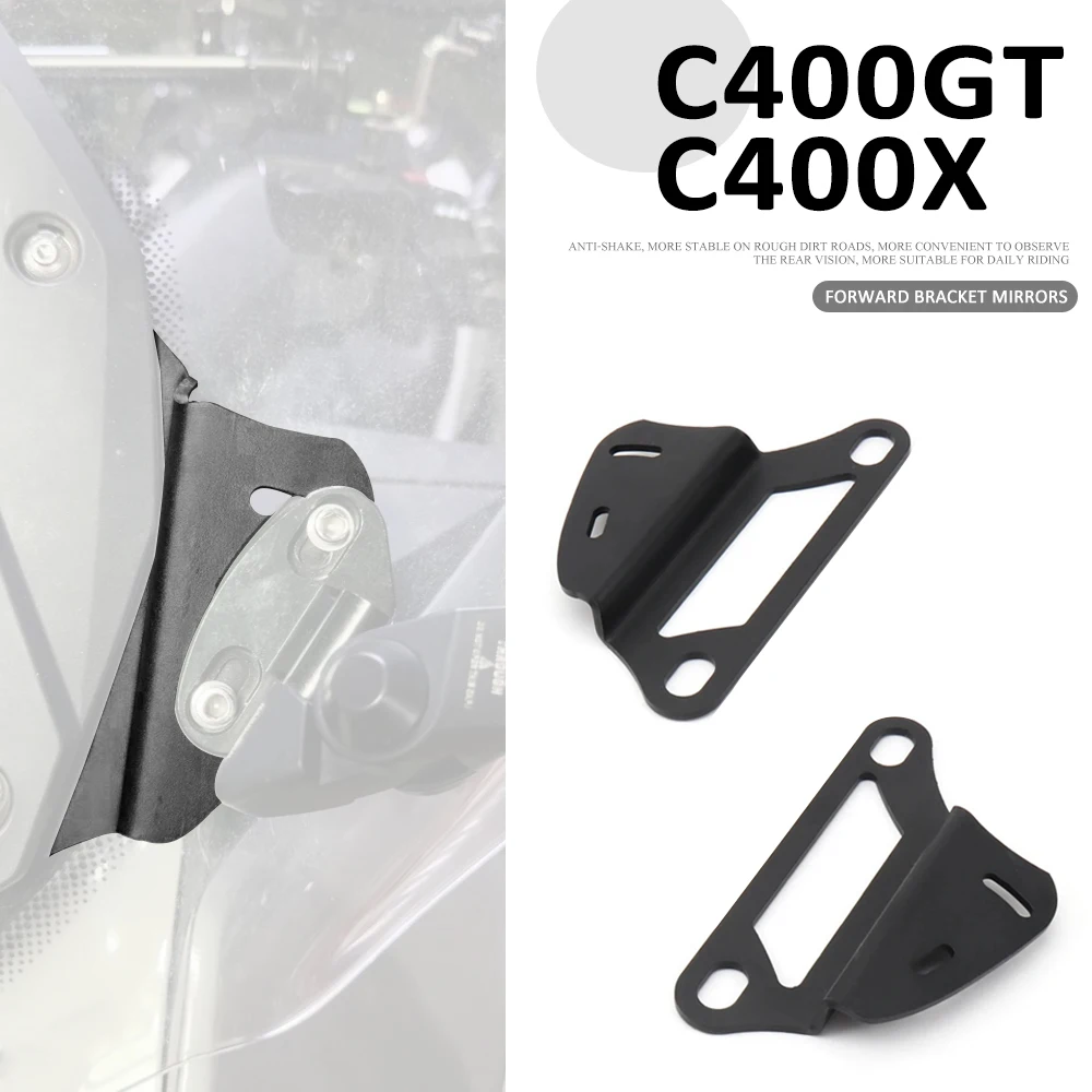 

Motorcycle For BMW C400GT C400 GT C400X C 400 X c400x Forward Moving Bracket Side Mirrors Holder Anti Shake Rearview Mirror