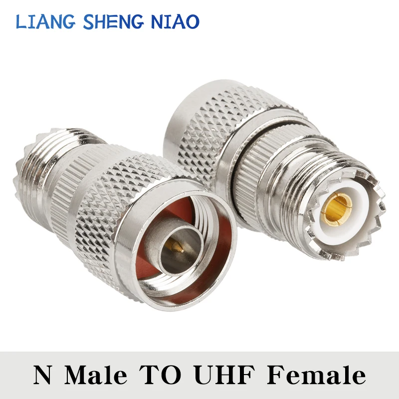 

1pcs UHF PL259 SO239 TO N Connector UHF Female Jack To N Male Plug RF Coax Connector Straight Adapter SL16 L16 N Crossover sub