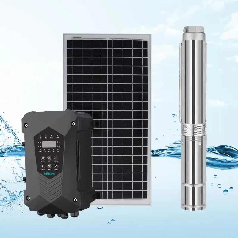 

High Quality 750W 100M Head Submersible Water Pump 1 Dc Solar Pump