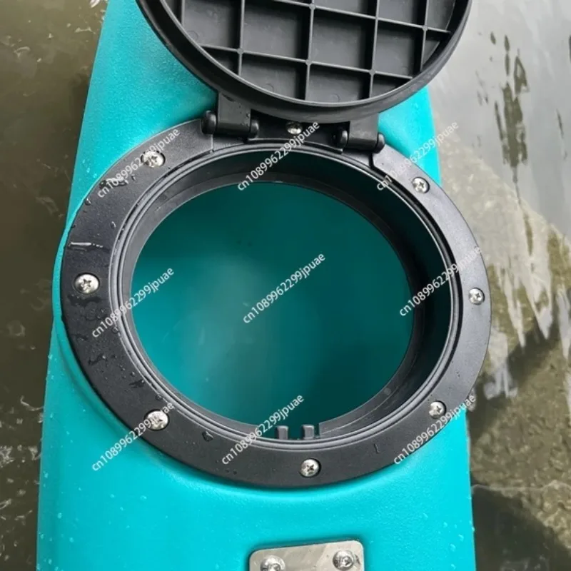 Outdoor Water Sport Gear 1PC Single Person Foldable Kayak Canoe Lightweight Portable Fishing Boat for Camping & Leisure