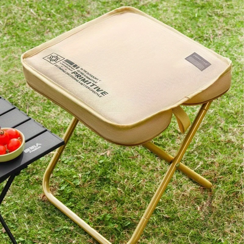 

Primitive Folding Stool Outdoor Chair Small Mazza Camping Portable Fishing Picnic Pencil Bag Bench Subway Line Up